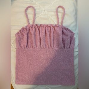 Urban outfitters pink princess style top